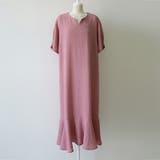 ティアードフレアワンピース ロングワンピース キーネック | COCOMOMO | 詳細画像17 