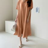 ティアードフレアワンピース ロングワンピース キーネック | COCOMOMO | 詳細画像19 