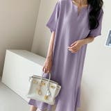 ティアードフレアワンピース ロングワンピース キーネック | COCOMOMO | 詳細画像22 