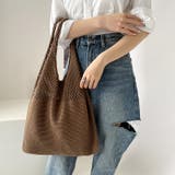 ナチュラルで大人可愛いショルダーバッグ ニットバッグ トートバッグ大容量 | COCOMOMO | 詳細画像24 