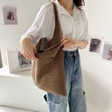 ナチュラルで大人可愛いショルダーバッグ ニットバッグ トートバッグ大容量 | COCOMOMO | 詳細画像25 