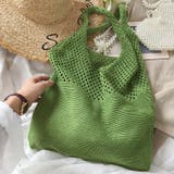 ナチュラルで大人可愛いショルダーバッグ ニットバッグ トートバッグ大容量 | COCOMOMO | 詳細画像29 