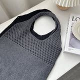 ナチュラルで大人可愛いショルダーバッグ ニットバッグ トートバッグ大容量 | COCOMOMO | 詳細画像30 