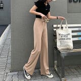 レディースパンツ ワイドパンツ リラックスパンツ | COCOMOMO | 詳細画像9