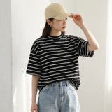 選べる2タイプ!ハイネックTシャツ 半袖Tシャツ 無地 | COCOMOMO | 詳細画像27