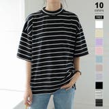 ブラック・ボーダー | 半袖Tシャツ カットソー レディースTシャツ | COCOMOMO