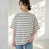 選べる2タイプ!ハイネックTシャツ 半袖Tシャツ 無地 | COCOMOMO | 詳細画像9