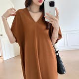 コットンリネンワンピース 夏ワンピース Vネックロングワンピース | COCOMOMO | 詳細画像4 