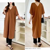 コットンリネンワンピース 夏ワンピース Vネックロングワンピース | COCOMOMO | 詳細画像5 