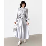 プリーツワンピース ロングワンピース オフィスカジュアル | COCOMOMO | 詳細画像44 