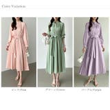 プリーツワンピース ロングワンピース オフィスカジュアル | COCOMOMO | 詳細画像66 