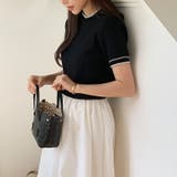 ステッチデザイン サマーニット 韓国ファッション | COCOMOMO | 詳細画像9 