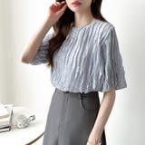 フリルトップス 半袖Tシャツ 夏トップス | COCOMOMO | 詳細画像22 