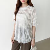 フリルトップス 半袖Tシャツ 夏トップス | COCOMOMO | 詳細画像24 