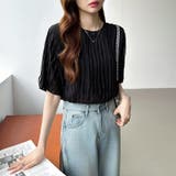 フリルトップス 半袖Tシャツ 夏トップス | COCOMOMO | 詳細画像41 