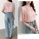 フリルトップス 半袖Tシャツ 夏トップス | COCOMOMO | 詳細画像31