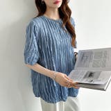 フリルトップス 半袖Tシャツ 夏トップス | COCOMOMO | 詳細画像9 