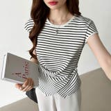 クロストップス サマーニット フレンチスリーブ | COCOMOMO | 詳細画像2