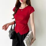 クロストップス サマーニット フレンチスリーブ | COCOMOMO | 詳細画像27