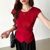 クロストップス サマーニット フレンチスリーブ | COCOMOMO | 詳細画像28