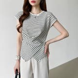 クロストップス サマーニット フレンチスリーブ | COCOMOMO | 詳細画像5