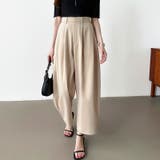 カーブパンツ バレルレッグパンツ ワイドパンツ | COCOMOMO | 詳細画像10 