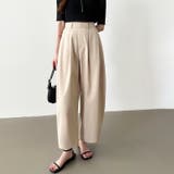 カーブパンツ バレルレッグパンツ ワイドパンツ | COCOMOMO | 詳細画像16 