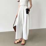 カーブパンツ バレルレッグパンツ ワイドパンツ | COCOMOMO | 詳細画像3 