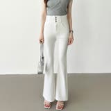 フレアデニムパンツ フレアパンツ デニム | COCOMOMO | 詳細画像10 