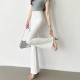 フレアデニムパンツ フレアパンツ デニム | COCOMOMO | 詳細画像13 