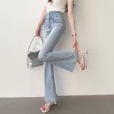 フレアデニムパンツ フレアパンツ デニム | COCOMOMO | 詳細画像5 