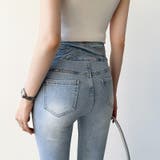 フレアデニムパンツ フレアパンツ デニム | COCOMOMO | 詳細画像9 