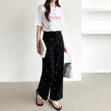 ハートスタッズデニムパンツ ハート柄 デニムパンツ | COCOMOMO | 詳細画像10 