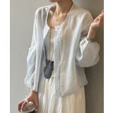 シアーシャツ シャツ ノーカラーシャツ | COCOMOMO | 詳細画像10 