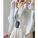 シアーシャツ シャツ ノーカラーシャツ | COCOMOMO | 詳細画像11 