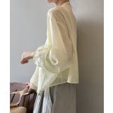 シアーシャツ シャツ ノーカラーシャツ | COCOMOMO | 詳細画像3 