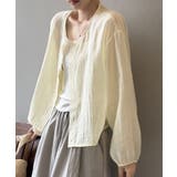 シアーシャツ シャツ ノーカラーシャツ | COCOMOMO | 詳細画像4 