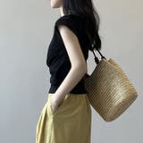 アシンメトリートップス フレンチスリーブ Tシャツ | COCOMOMO | 詳細画像13 