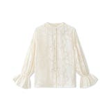 前後2way ジャガードブラウス シフォンブラウス | COCOMOMO | 詳細画像47 