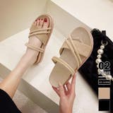 ダブルストラップサンダル 2way サンダル | COCOMOMO | 詳細画像1 