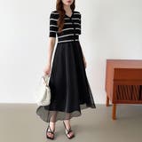 ドッキングワンピース オーガンジー 夏ワンピース | COCOMOMO | 詳細画像12 