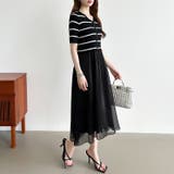 ドッキングワンピース オーガンジー 夏ワンピース | COCOMOMO | 詳細画像15 