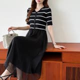 ドッキングワンピース オーガンジー 夏ワンピース | COCOMOMO | 詳細画像16 