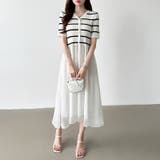 ドッキングワンピース オーガンジー 夏ワンピース | COCOMOMO | 詳細画像2 