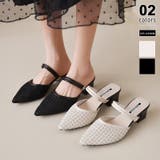 ミュール サンダル ヒールサンダル | COCOMOMO | 詳細画像1 