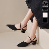 ブラック | ミュール サンダル ヒールサンダル | COCOMOMO