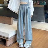 ワイドパンツ 接触冷感 ワイドデニムパンツ | COCOMOMO | 詳細画像4