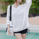 タンキニ水着 シアーパーカーセット 水着体型カバー | COCOMOMO | 詳細画像9 