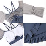 2wayオフショル水着 ワンピース水着 水着体型カバー | COCOMOMO | 詳細画像13