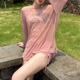 タンキニ水着 ラッシュガード シアートップス | COCOMOMO | 詳細画像2 